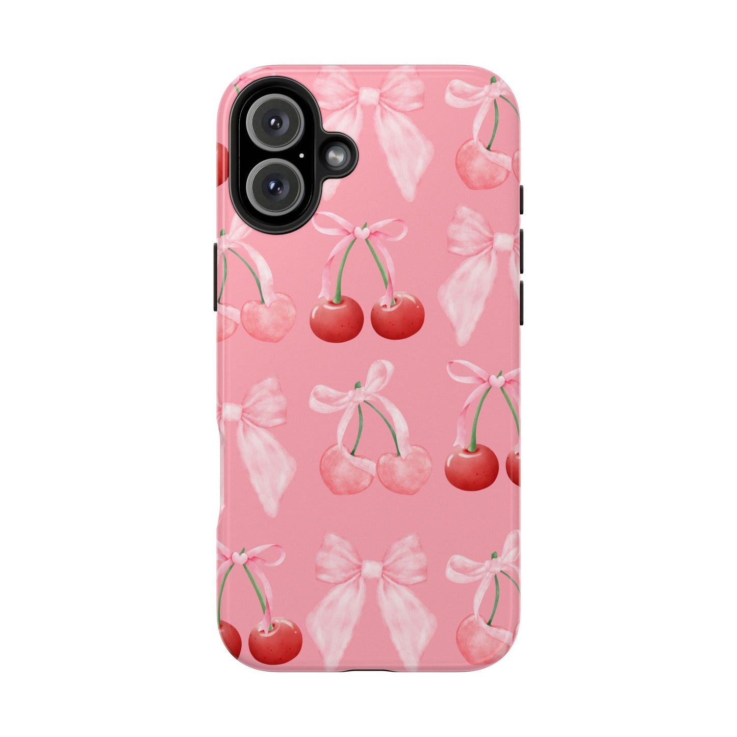 Pink Cherry Bow Case