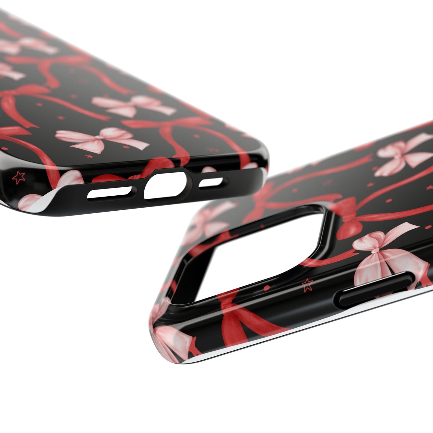Red and Pink Bow Case