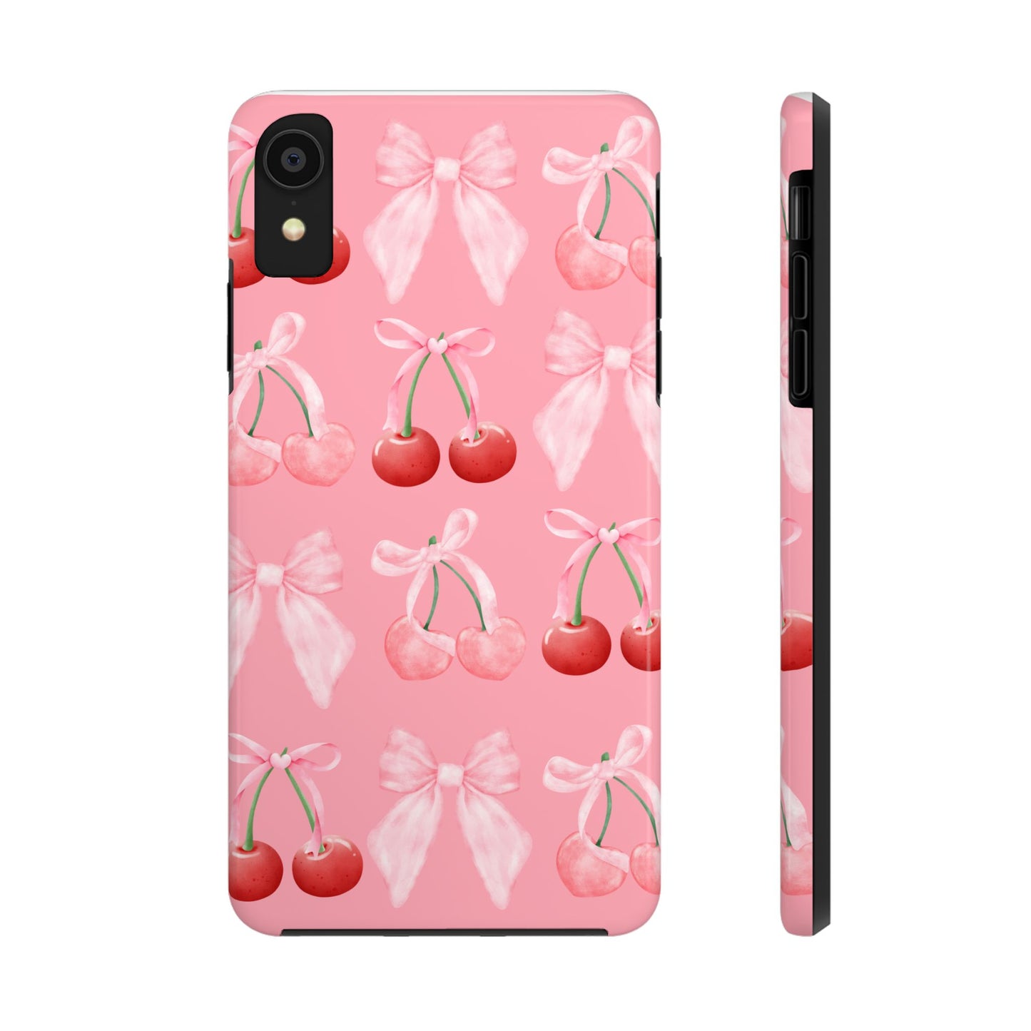 Pink Cherry Bow Case