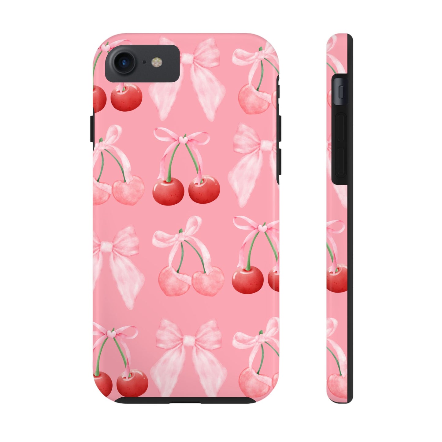 Pink Cherry Bow Case