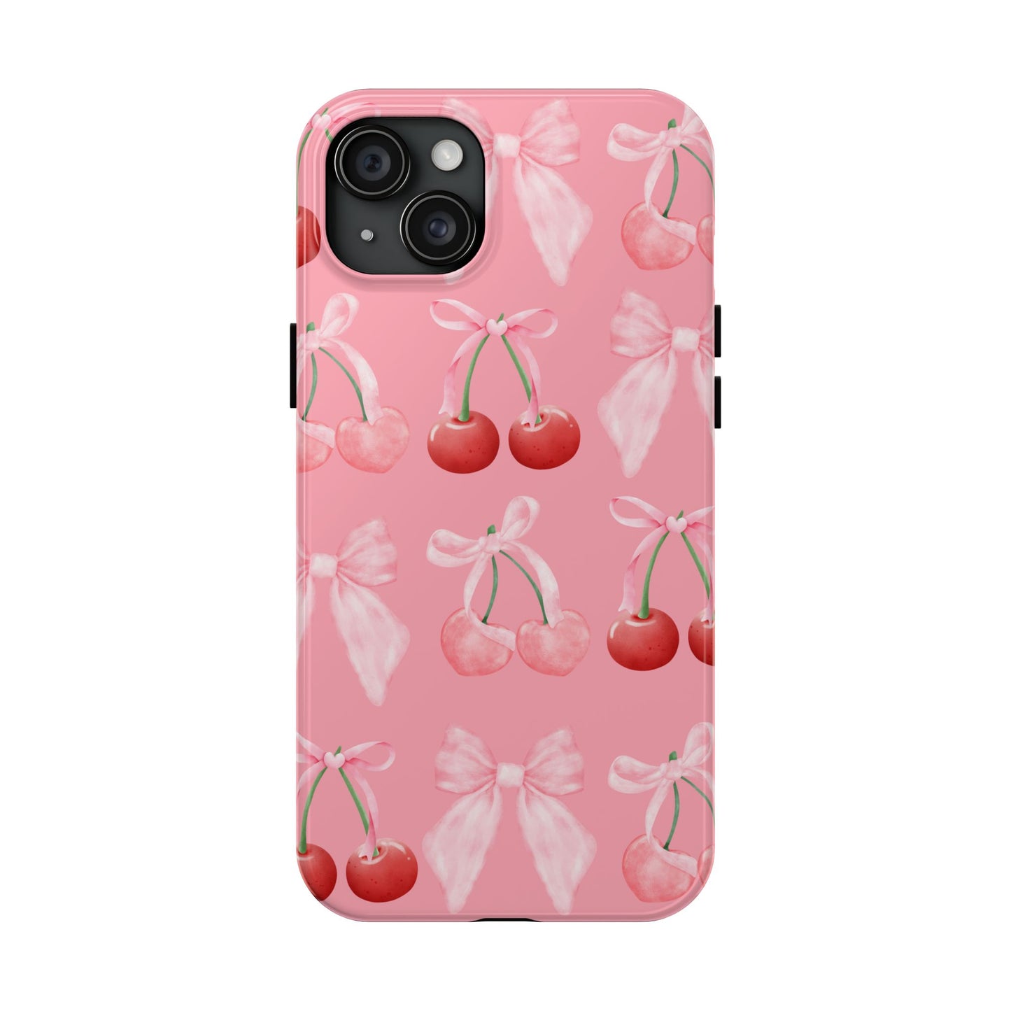 Pink Cherry Bow Case