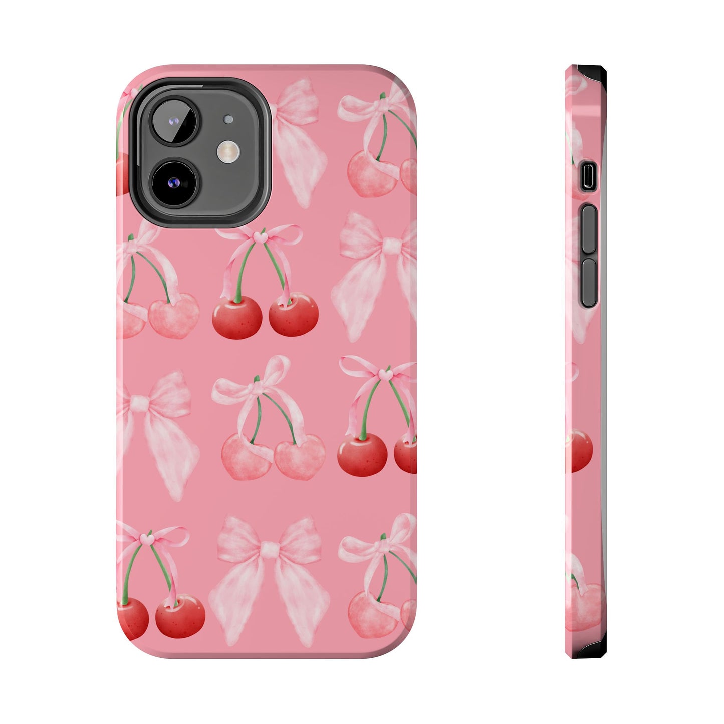 Pink Cherry Bow Case