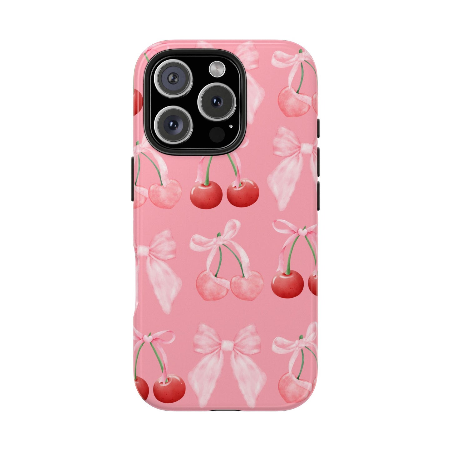 Pink Cherry Bow Case