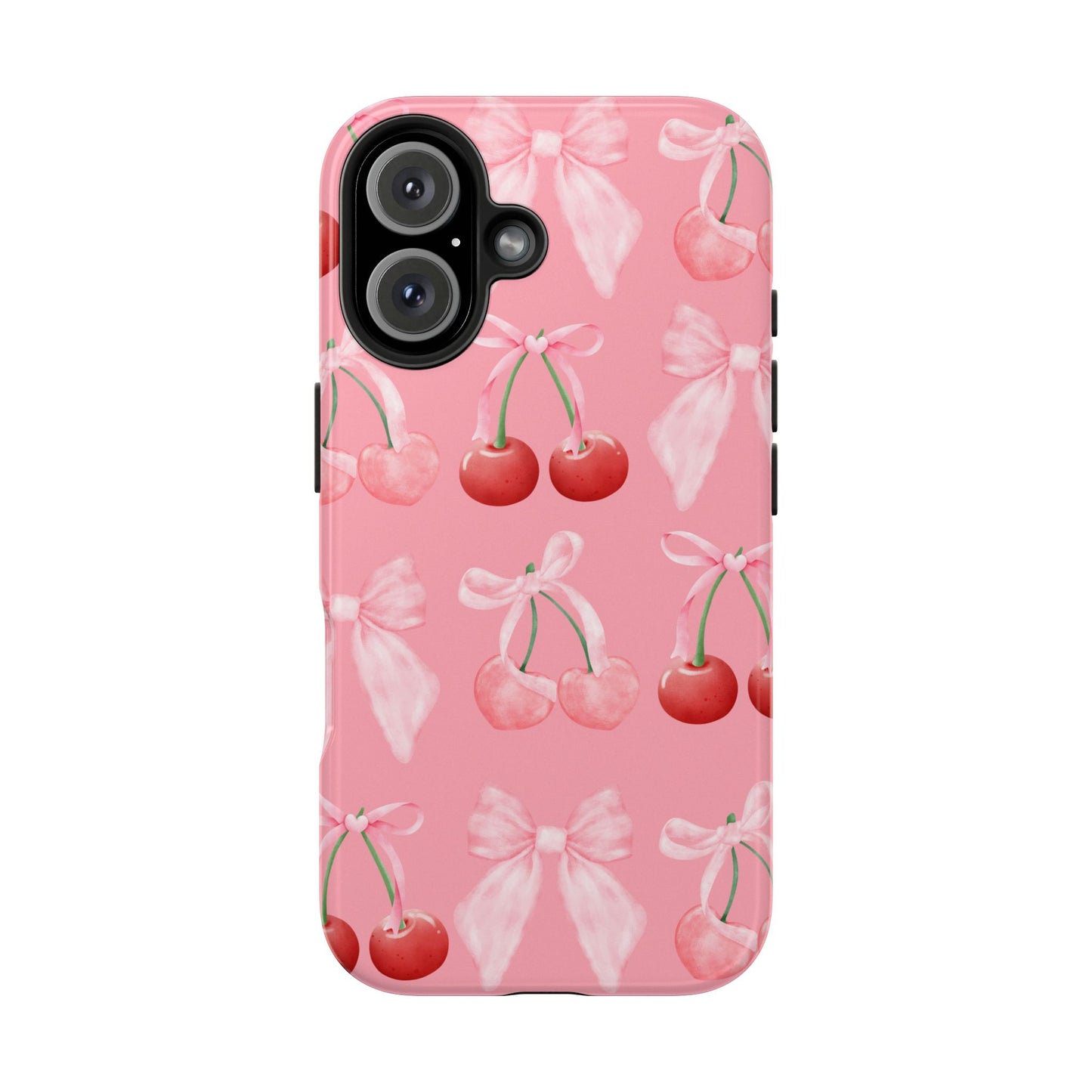 Pink Cherry Bow Case