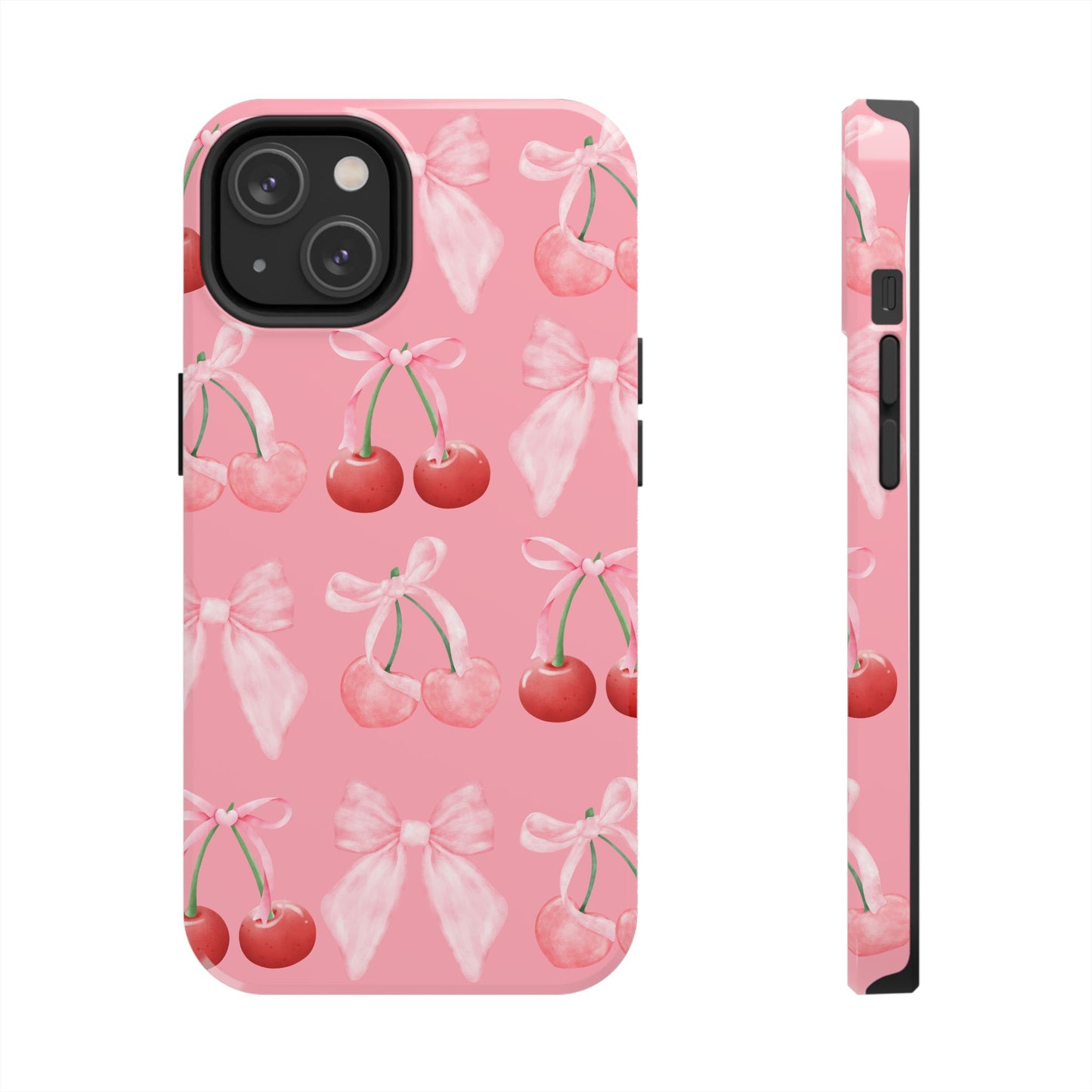 Pink Cherry Bow Case