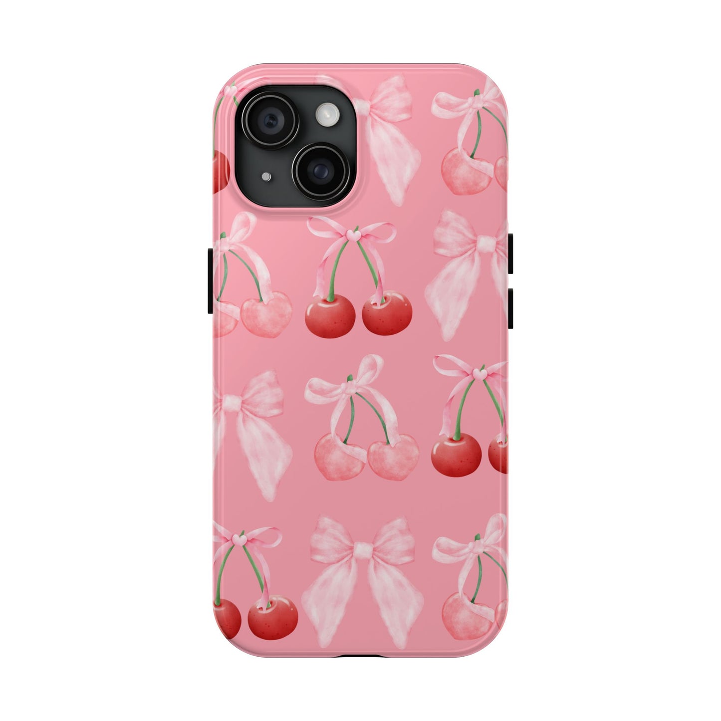 Pink Cherry Bow Case