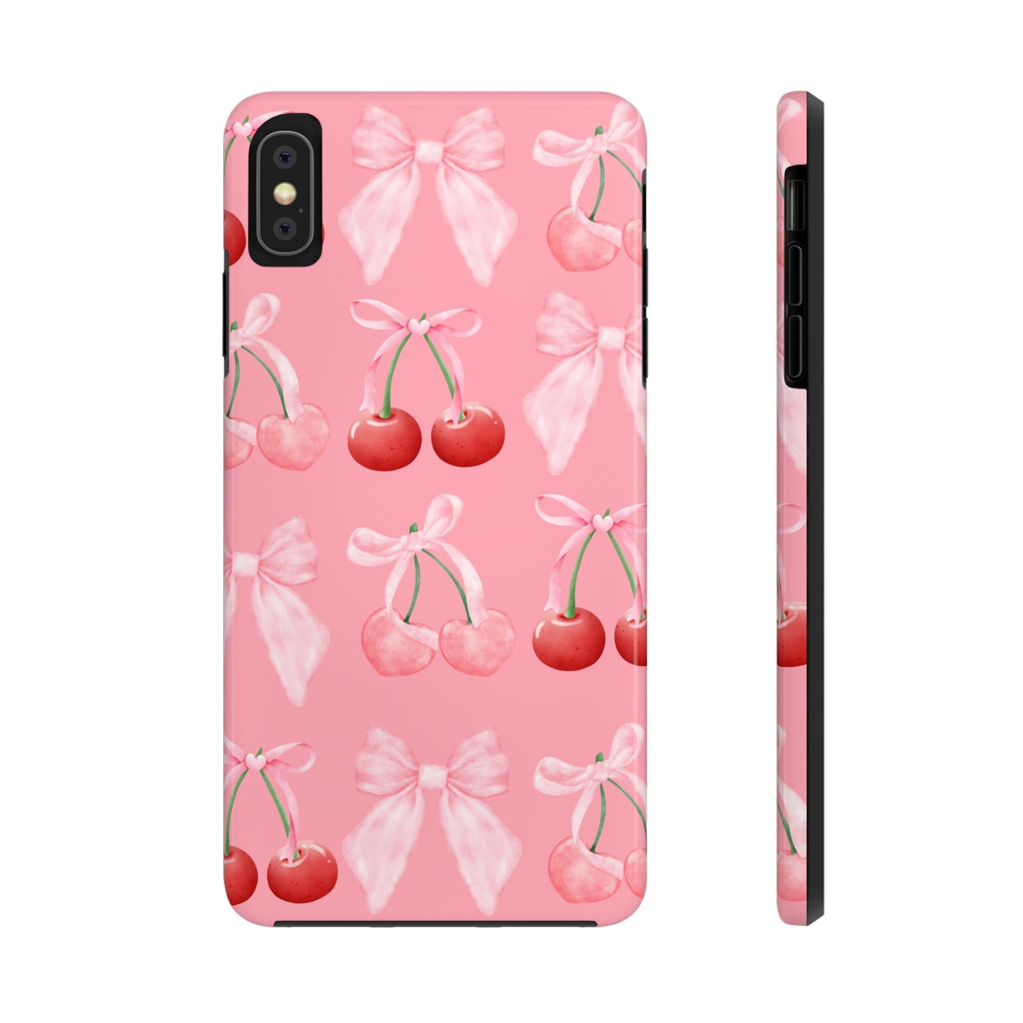 Pink Cherry Bow Case