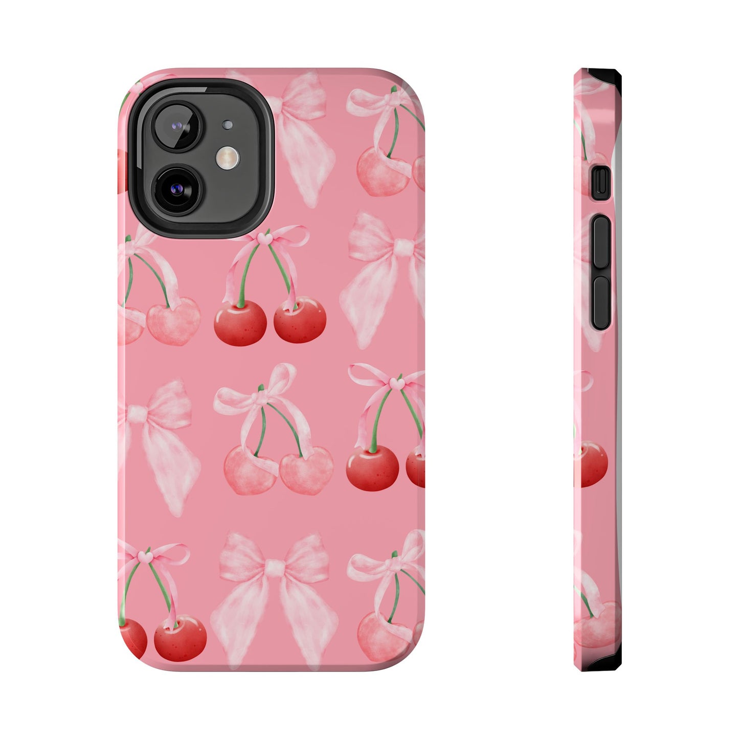 Pink Cherry Bow Case