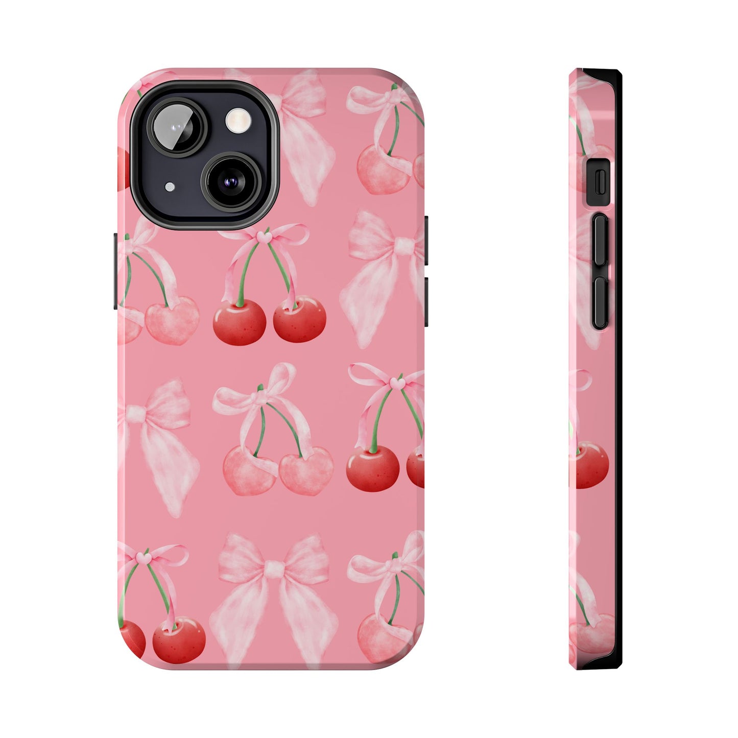 Pink Cherry Bow Case