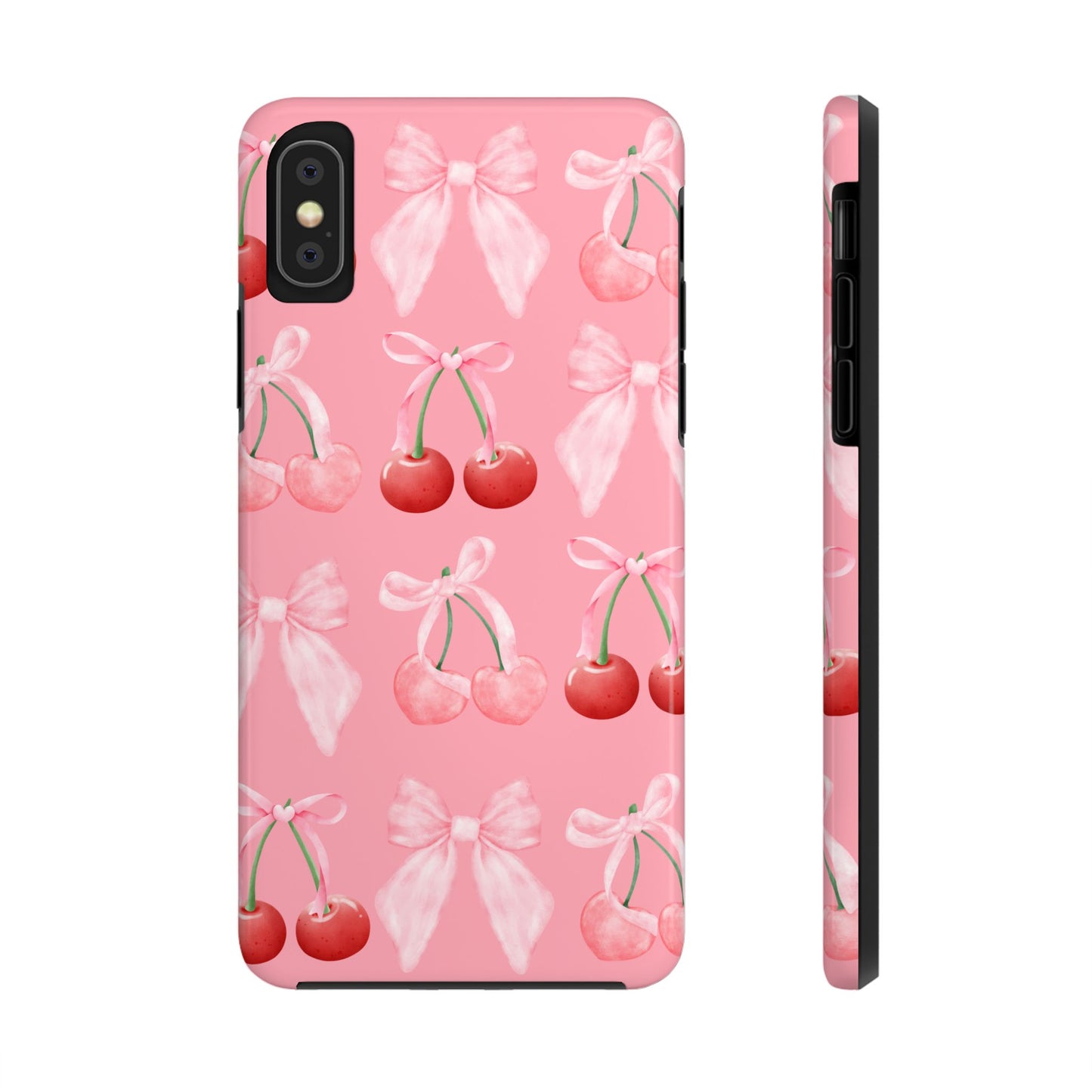 Pink Cherry Bow Case