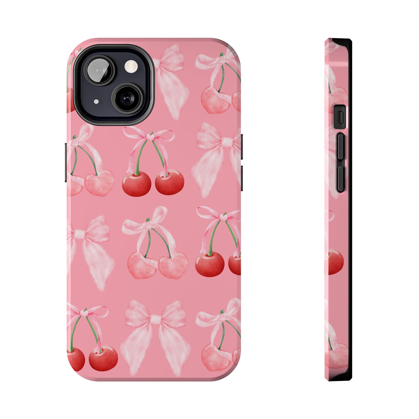 Pink Cherry Bow Case