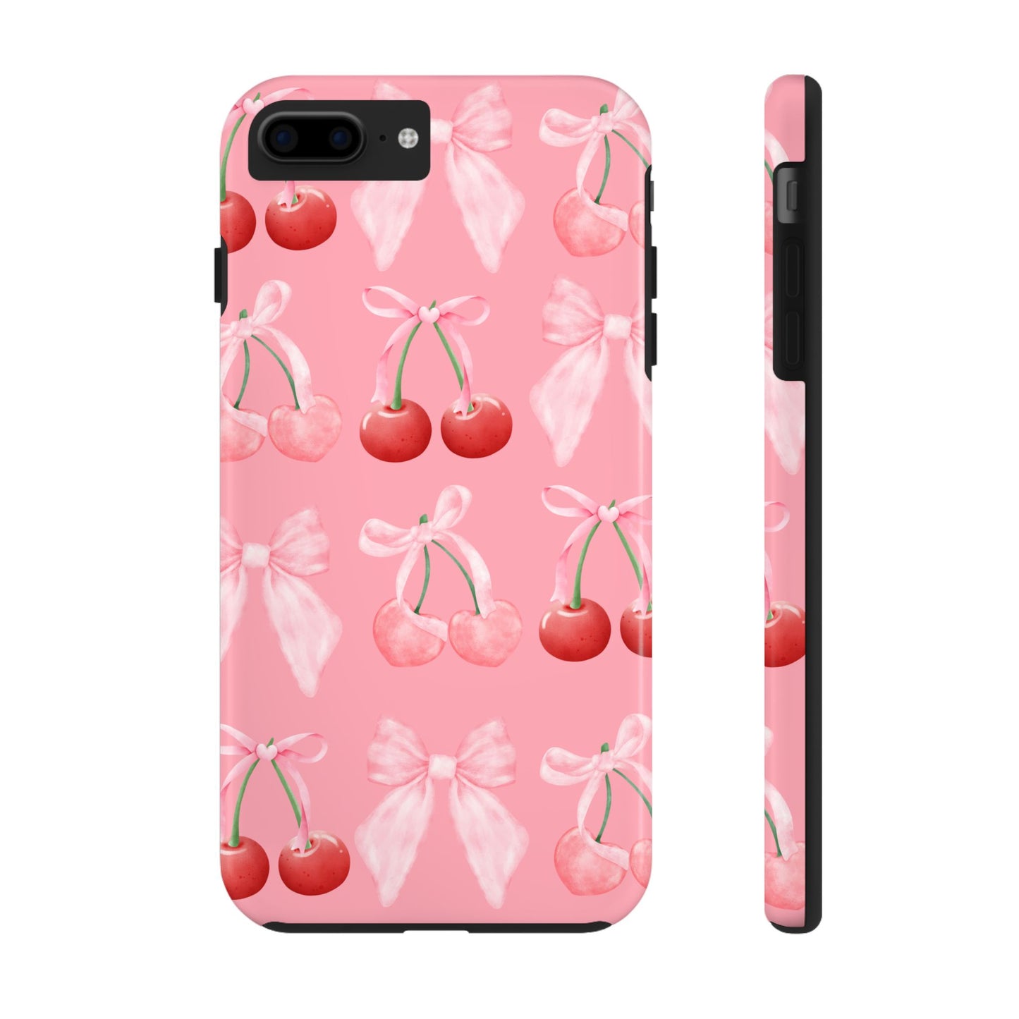 Pink Cherry Bow Case