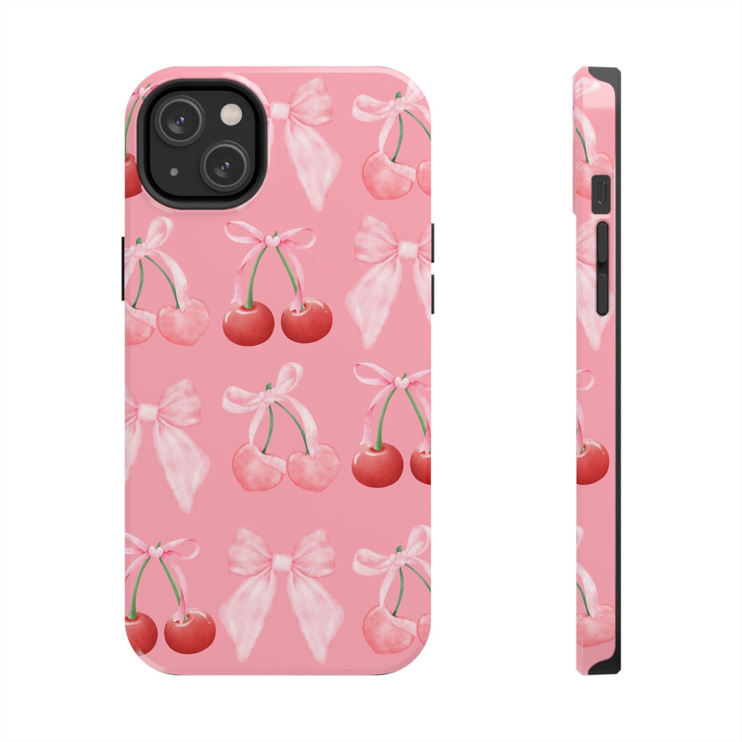 Pink Cherry Bow Case